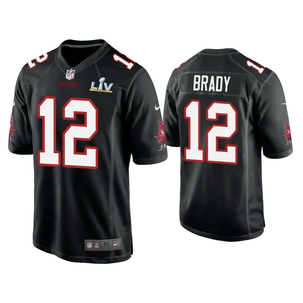 NEW Tom Brady Tampa Bay Buccaneers Super Bowl LV Black Game Jersey “RARE”! - Picture 2 of 4